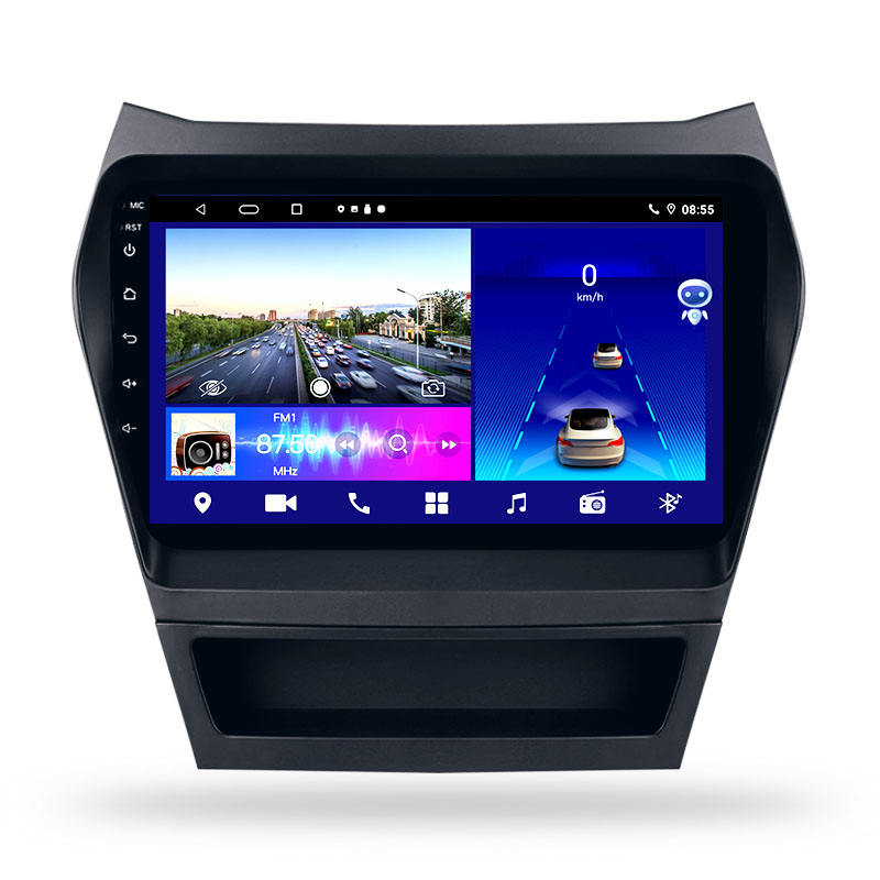 Manufacturer 10 Inch Android Car Radio Dvd Player for HYUDAI Santa IX45 2012 Multimedia Player Navigation Gps Car Audio