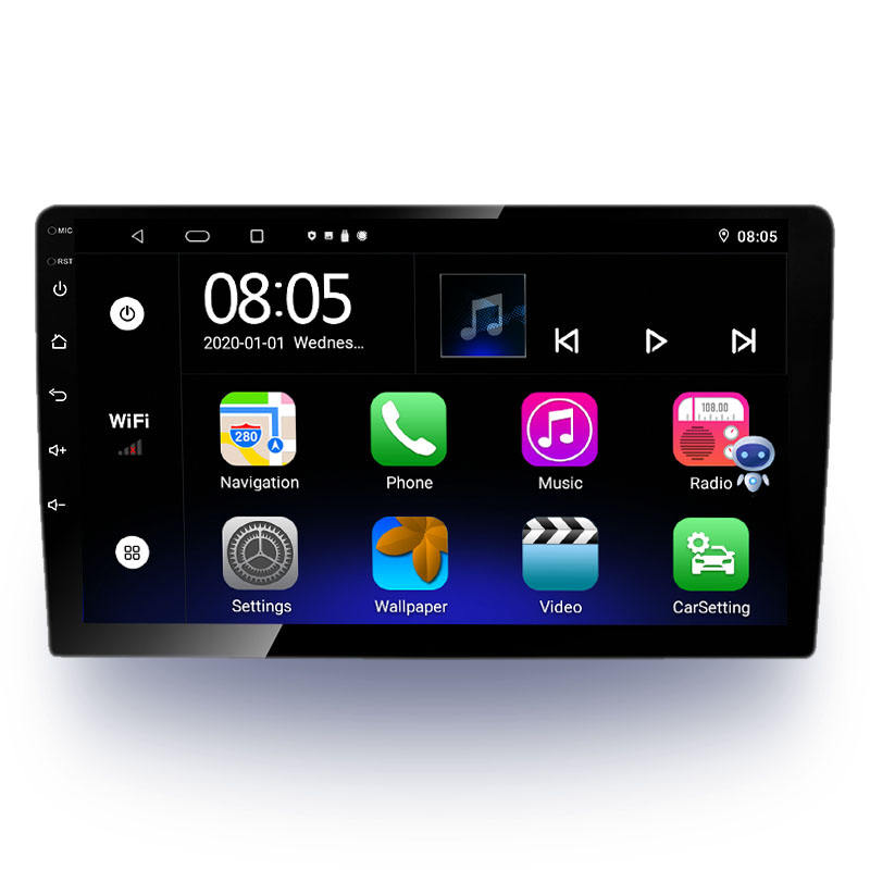 7019 Wince Multimedia System Car DVD Player HD Full Touch Capacitive Screen With SD Card Reader 7inch