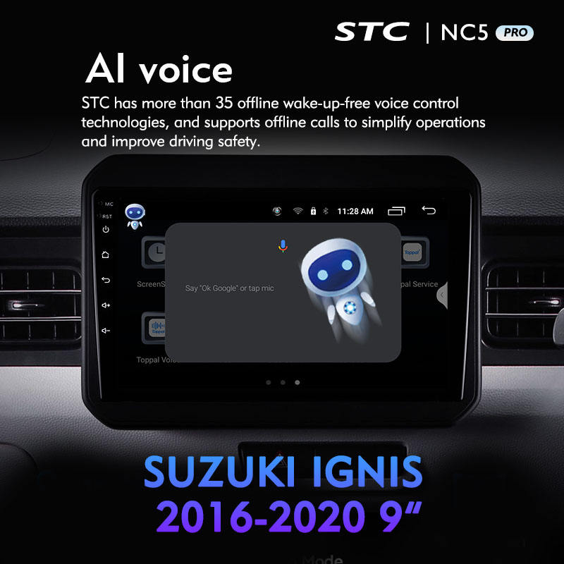 Hot Sell 9 Inch Multimedia System for SUZUKI IGNIS 2016 To 2020 Touch Screen Android Car Radio Wireless Android GPS Audio
