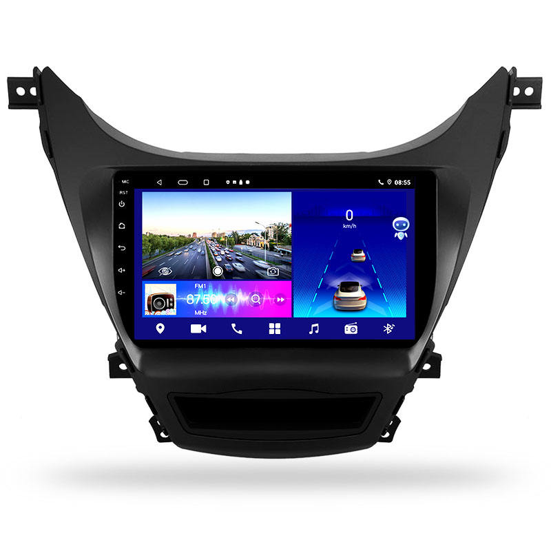 STC Android 10 Touch Screen 9" Wireless Carplay Android Auto Car Stereo Radio GPS Navigation For Hyundai ELANTRA 2014