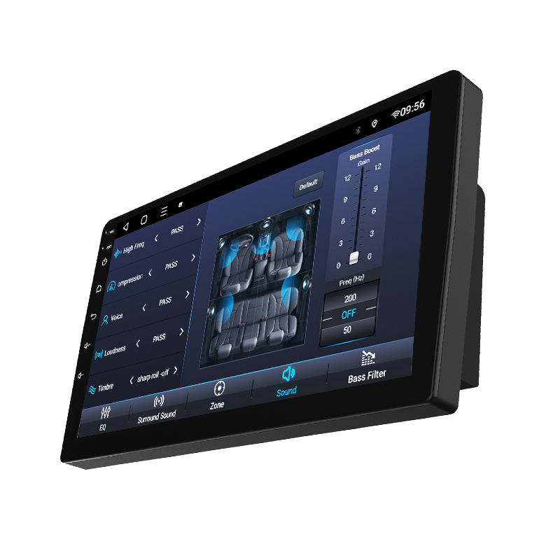 9 inch full touch universal car stereo with android 10 system car multimedia player fit different additional frame