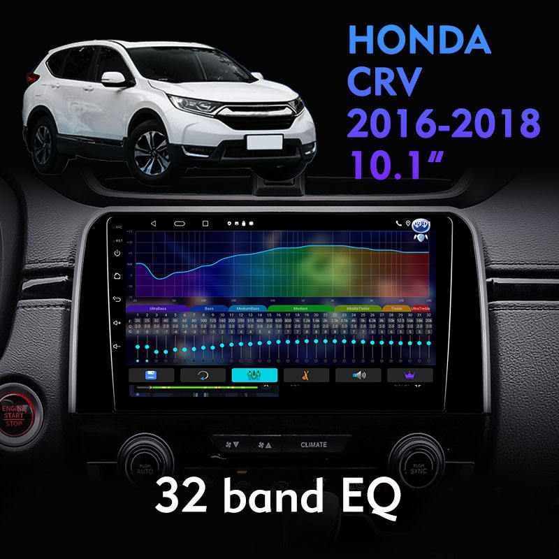 Car Dvd Player 10.1 Inch Gps Navigation Touch Screen for HONDA CRV 2016 2018 Android 10.0 Multimedia System Dsp Car Audio