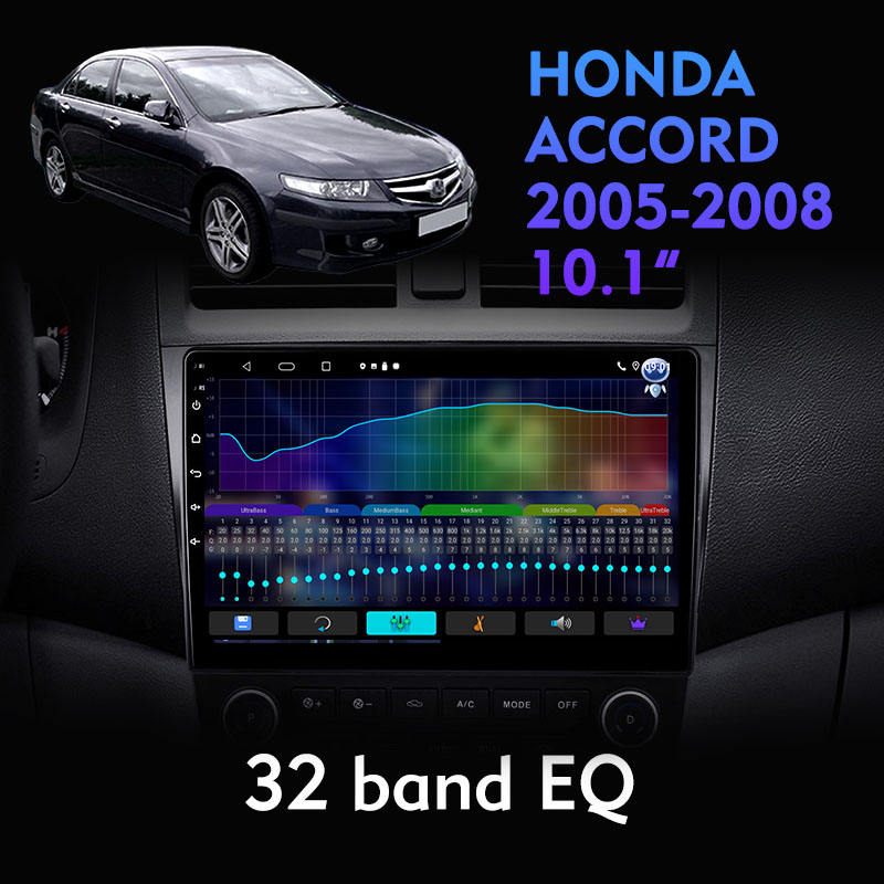 10.1 Inch Touch Screen Multimedia System Android Car Radio Dvd Player for HONDA ACCORD 2005 2008 Gps Navigation Car Audio