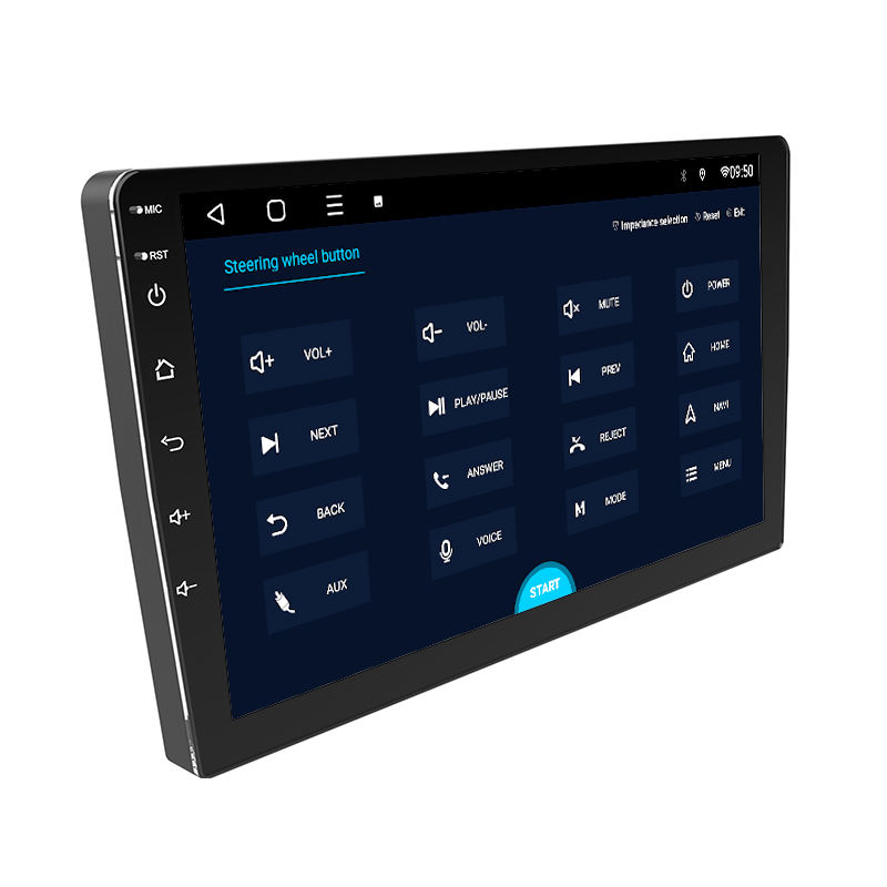 12V 10 Inch Single Din Android Car Stereo Audio New Style Chinese Factories High Power Speaker Auto Audio