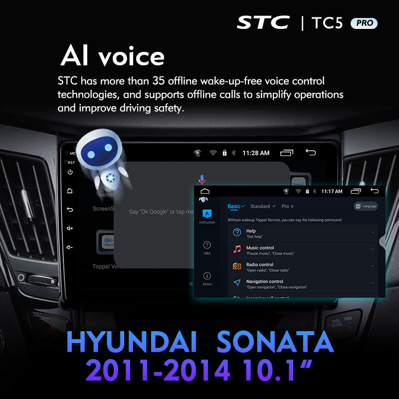 Android 10 1 Din Car Multimedia Player Radio GPS Navigation Universal Stereo Car Radio For Hyundai Santa IX45 2012
