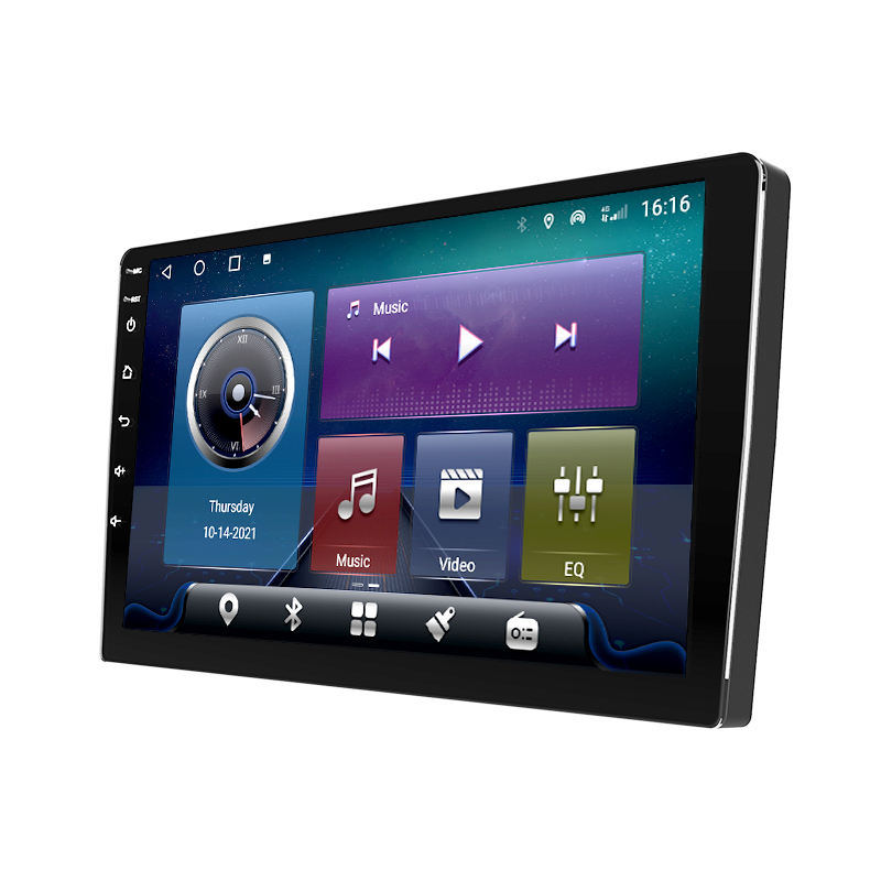 Android Screen Car 2 DIN With Rear Review Camera Navigation GPS Map Car Stereo Radio Multimedia Video DVD Player