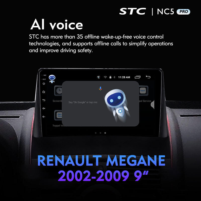 Android Smart TV Touch Screen Car Multimedia Player Head Rest Android Touch Screen For RENAULT MEGANE 2002 2009